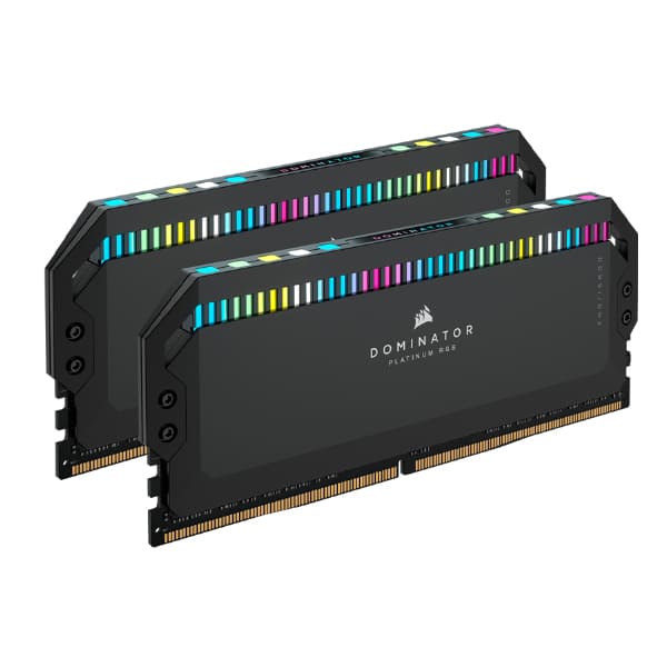 RAM Corsair DOMINATOR PLATINUM RGB 64GB (2x32GB) DDR5 5200MHz Black (CMT64GX5M2B5200C40)