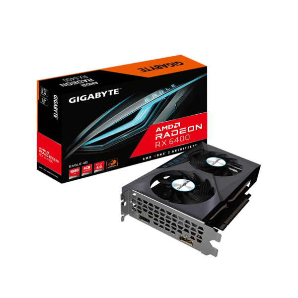 Cạc màn hình Gigabyte RX 6400 Eagle 4GB GDDR6 (GV-R64EAGLE-4GD)