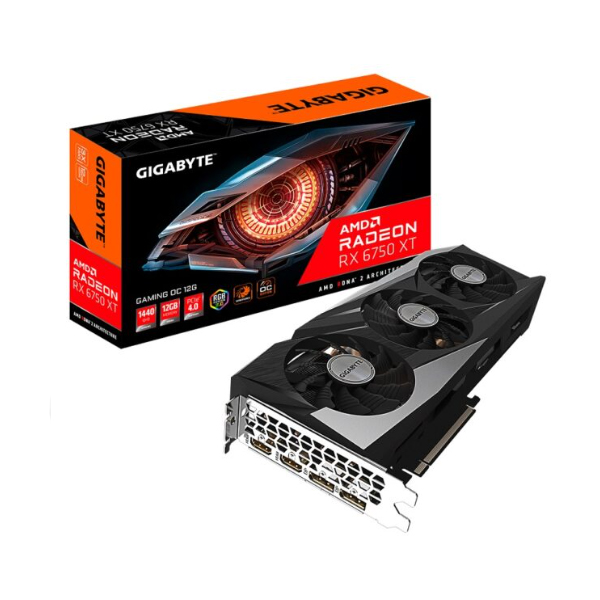 Cạc màn hình Gigabyte RX 6750 XT Gaming OC 12GB GDDR6