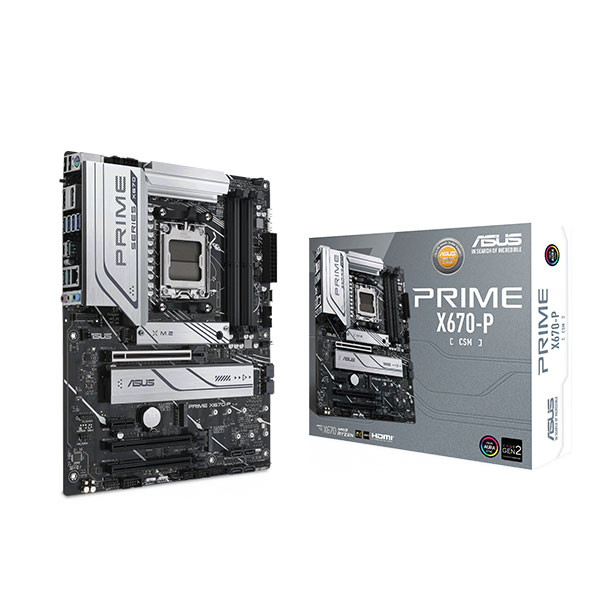 Mainboard Asus Prime X670-P CSM (AMD X670/ Socket AM5/ ATX/ 4 khe ram/ DDR5/ 2.5 Gigabit LAN)