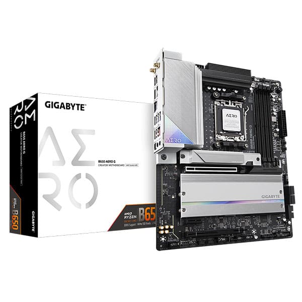 Mainboard Gigabyte B650 AERO G (AMD B650/ Socket AM5/ 4 khe ram/ DDR5/ 2.5 Gigabit LAN)