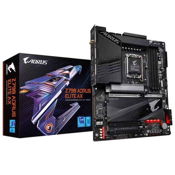 Mainboard Gigabyte Z790 AORUS ELITE AX (Intel Z790/ Socket 1700/ ATX/ 4 khe ram/ DDR5/ 2.5 Gigabit LAN)