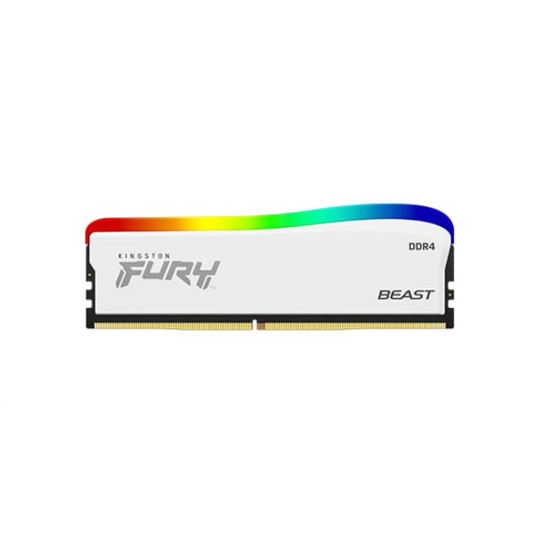 Ram Kingston Fury Beast 8GB 3200 DDR4 RGB White SE  (KF432C16BWA/8)