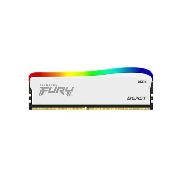 Ram Kingston Fury Beast 16GB 3200 DDR4 RGB White SE  (KF432C16BWA/16)