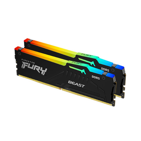 RAM Kingston Fury Beast RGB 16GB (2x8GB) bus 6000 DDR5 (KF560C40BBAK2-16)