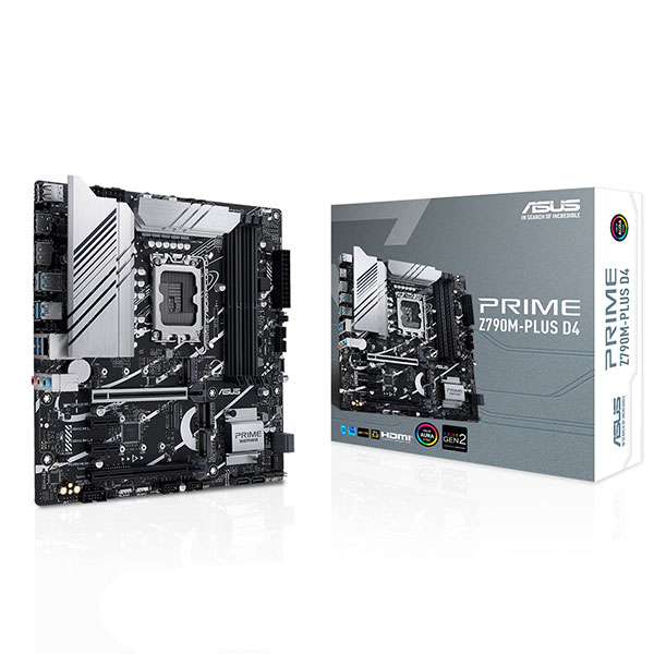 Mainboard Asus Prime Z790M-PLUS D4-CSM (Intel Z790/ Socket 1700/ M-ATX/ 4 khe ram/ DDR4/ 2.5 Gigabit LAN)