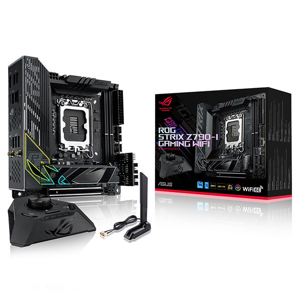 Mainboard Asus ROG Strix Z790-I GAMING WIFI (Intel Z790/ Socket 1700/ ITX/ 2 khe ram/ DDR5/ 2.5 Gigabit LAN)