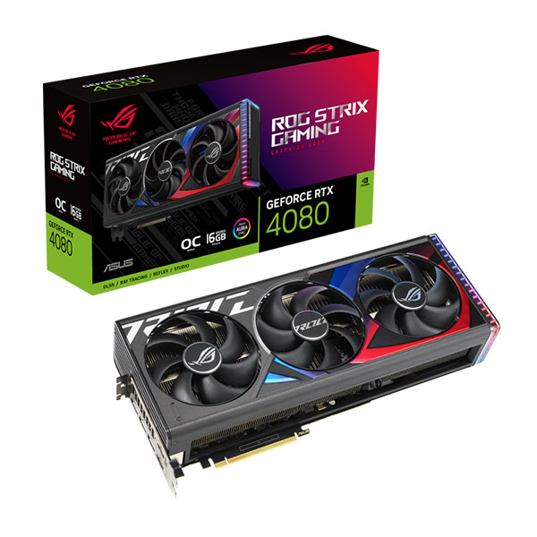 Cạc màn hình Asus ROG STRIX-RTX 4080-O16G-GAMING