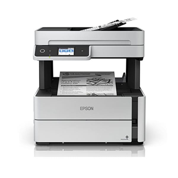 Máy in phun đen trắng Epson EcoTank M3170 (A4/A5/ In/ Copy/ Scan/ Fax/ Đảo mặt/ ADF/ USB/ LAN/ WIFI)