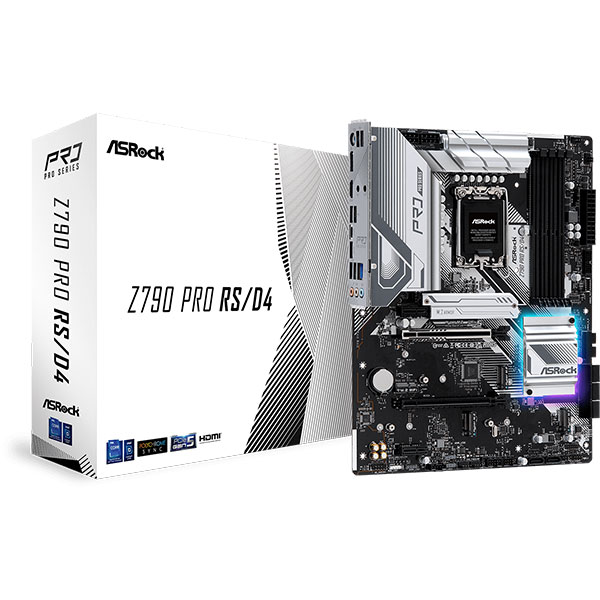 Mainboard Asrock Z790 Pro RS/D4 DDR4 (Intel Z790/ Socket 1700/ ATX/ 4 khe ram/ DDR4/ 2.5 Gigabit LAN)