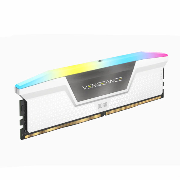 Ram desktop Corsair Vengeance RS RGB White 32GB (2x16GB) DDR5 5200Mhz (CMH32GX5M2B5200C40W)