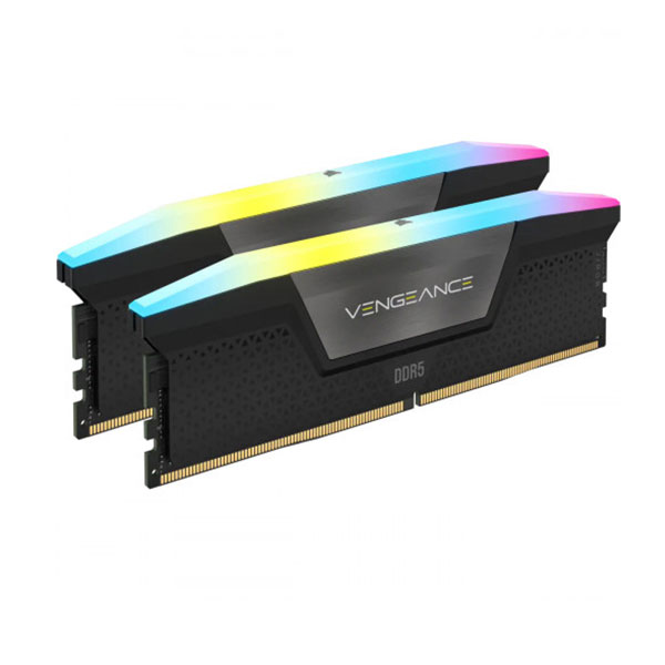 Ram desktop Corsair Vengeance RS RGB (CMH32GX5M2B5600C36K) 32GB (2x16) (DDR5/ 5600 Mhz/ LED RGB/ Tản nhiệt/ Non-ECC)