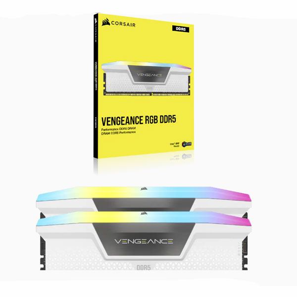 Ram desktop Corsair Vengeance RS RGB (CMH32GX5M2B5600C36WK)32GB(2x16GB)DDR5 5600MHz