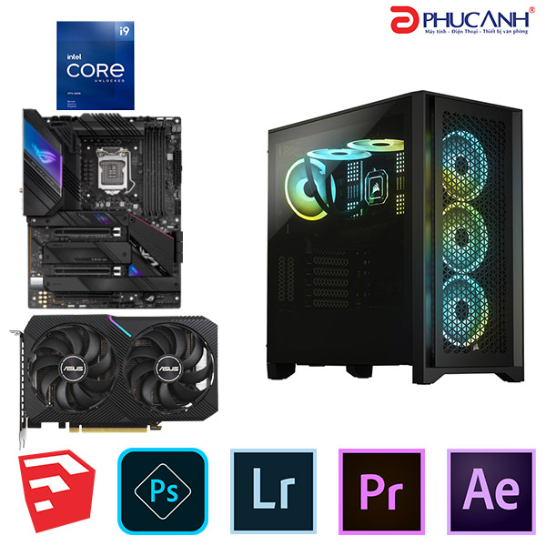 Workstation PAWS CREATOR I9/Z590/32G/500G/RTX3060