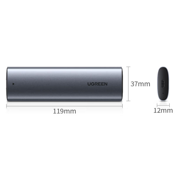 Hộp đựng ổ cứng Ugreen 90264 SSD M.2 NVMe USB Type -C