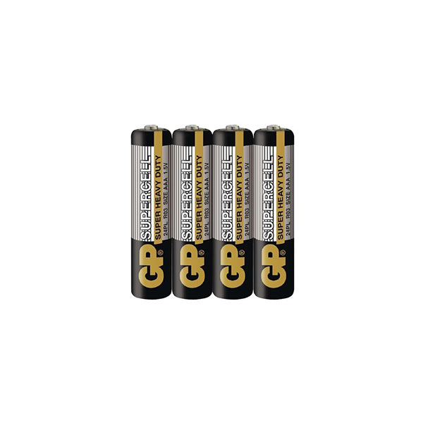 Pin đũa Greencell Supercell AAA GP24PL-2S4 (Vỉ 4 viên)