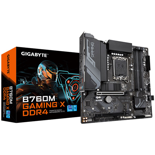 Mainboard Gigabyte B760M GAMING X DDR4 (Intel B760/ Socket 1700/ M-ATX/ 4 khe ram/ DDR4/ 2.5 Gigabit LAN)