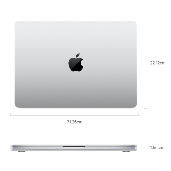 Máy tính xách tay Apple Macbook Pro 14 MPHH3SA/A (M2 Pro 10 Cores CPU/ 16GB/ 512GB SSD/ 16 core GPU/ Silver)