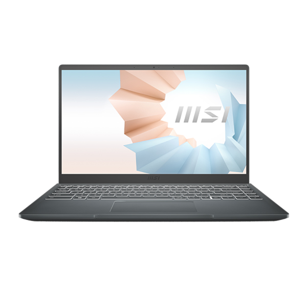 Máy tính xách tay MSI Modern 14 B11MOU-1065VN (Core i7 1195G7/ 8GB/ 512GB SSD/ Intel Iris Xe Graphics/ 14.0inch Full HD/ Windows 11 Home/ Grey/ Vỏ nhôm)