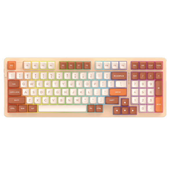 Bàn phím cơ Dareu Không dây A98 Pro-Tiramisu (Dareu Dream (Linear)/ LED RGB)