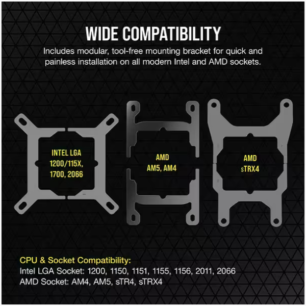 Tản nhiệt nước AIO Corsair H150i ELITE CAPELLIX XT CW-9060070-WW (Đen/ LED RGB)
