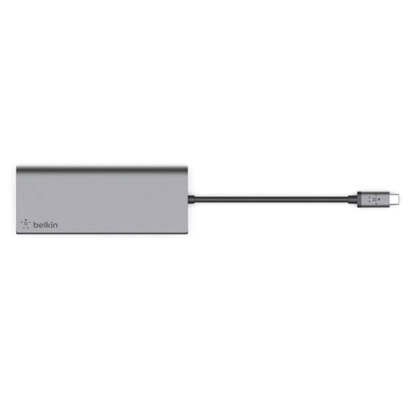 Bộ chuyển Belkin USB Type C sang HDMI, USB-C, USB3.0, Lan Gigabit và thẻ SD