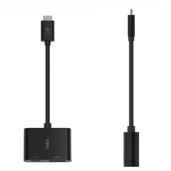 Cáp chuyển Belkin 60W USB Type C sang HDMI (Màu đen)