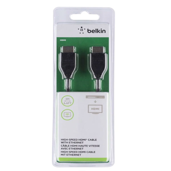 Cáp HDMI Belkin 5M hỗ trợ 4K, đầu nối Nickel (Màu đen)