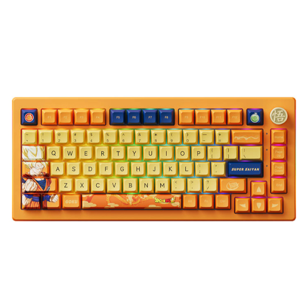 Bàn phím cơ AKKO Không dây 5075B Plus Dragon Ball Super – Goku (AKKO CS Switch – Crystal/ LED RGB)