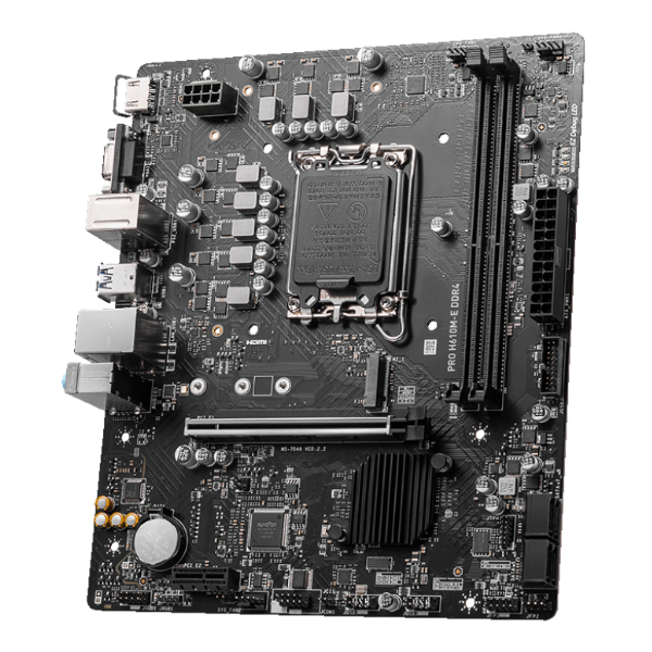 Mainboard MSI PRO H610M-E DDR4 (Intel H610/ Socket 1700/ M-ATX/ 2 khe ram/ DDR4)