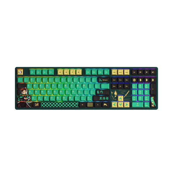 Bàn phím cơ AKKO 5108B Plus Multi-modes Demon Slayer – Tanjirou Crystal switch