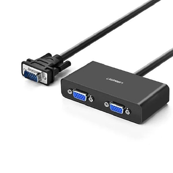 Bộ chia VGA Ugreen 20918 1 ra 2 hỗ trợ Full HD