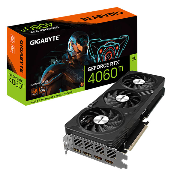 Cạc màn hình Gigabyte GeForce RTX 4060 Ti GAMING OC (8GB/ GDDR6/ 128 bit)