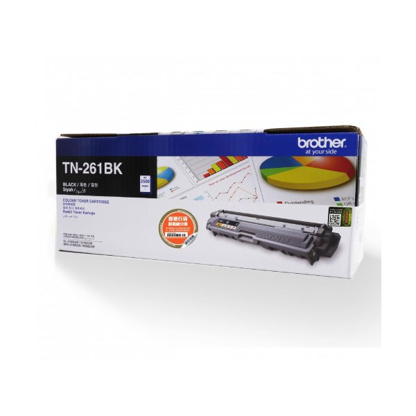 Mực in laser Brother TN-261BK (Dùng cho máy  HL-3150CDN/ HL-3170CDW/ MFC-9140CDN/ MFC-9330CDW)