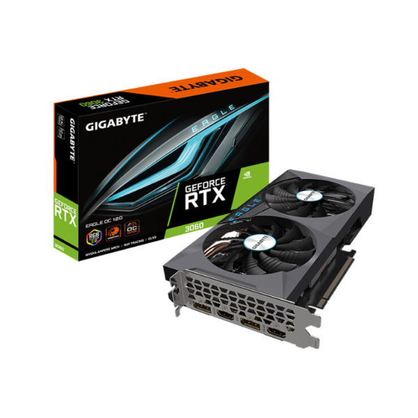Cạc màn hình Gigabyte RTX 3060 EAGLE OC 12GD-V2