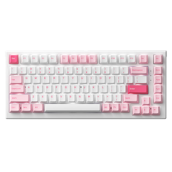 Bàn phím cơ AKKO MonsGeek MG75 Prunus Lannesiana (Akko V3 Cream Yellow Switch/ PBT Doubleshot/ LED Trắng)