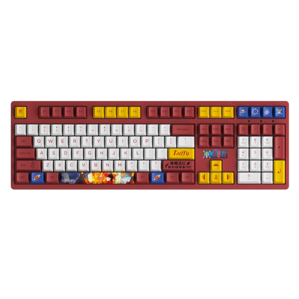 Bàn phím cơ không dây AKKO 3108 RF One Piece - Luffy Akko V3 Cream Yellow Switch