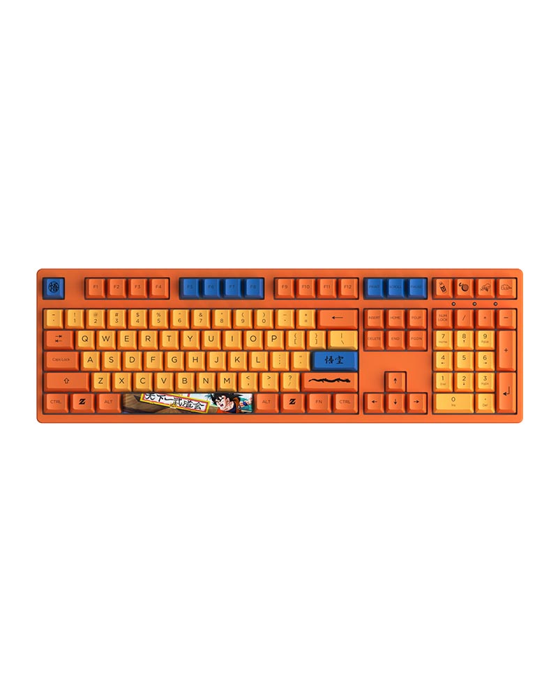 Bàn phím cơ không dây AKKO 3108 RF Dragon Ball Z - Goku (Akko V3 Cream Yellow Switch/ PBT Doubleshot)