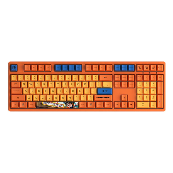 Bàn phím cơ không dây AKKO 3108 RF Dragon Ball Z - Goku (Akko V3 Cream Blue Switch/ PBT Doubleshot)