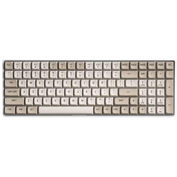 Bàn phím cơ không dây DarkFlash GD100 Milky Brown Yellow Axis switch