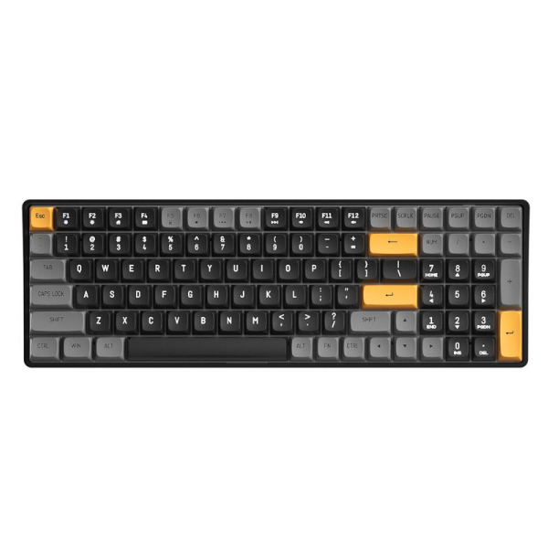 Bàn phím cơ không dây DarkFlash GD100 Sugar Brown Yellow Axis switch (Bluetooth/Wireless)