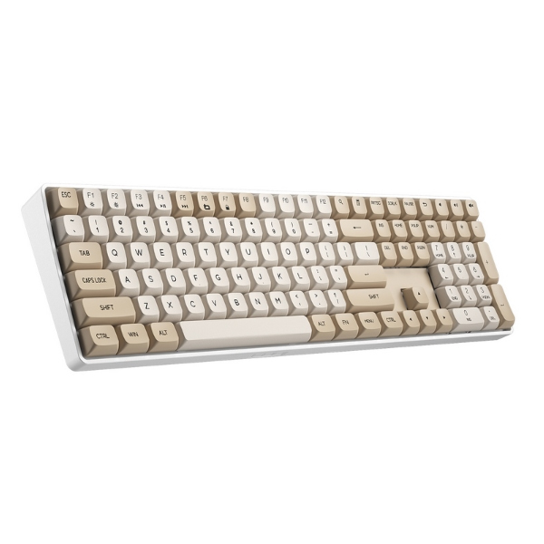 Bàn phím cơ không dây DarkFlash GD108 Milky Brown Yellow Axis switch