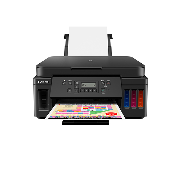 Máy in phun màu Canon PIXMA G6070 (A4/A5/ In/ Copy/ Scan/ Đảo mặt/ USB/ LAN/ WIFI)