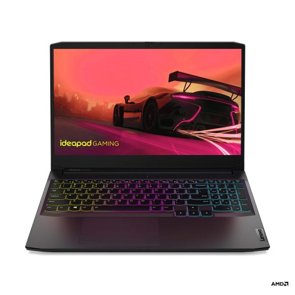 Laptop Lenovo IdeaPad Gaming 3 15ACH6 82K201BBVN (Ryzen 5 5600H/ 8GB/ 512GB SSD/ Nvidia GeForce GTX 1650 4GB GDDR6/ 15.6inch Full HD/ Windows 11 Home/ Shadow Black/ PC + ABS (Top), PC + ABS (Bottom)/ 2 Year)
