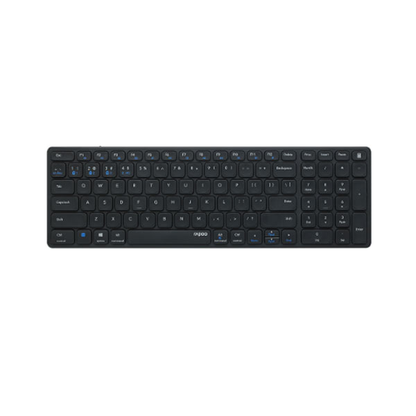 Bàn phím không dây đa kết nối Rapoo E9350G (Màu đen)