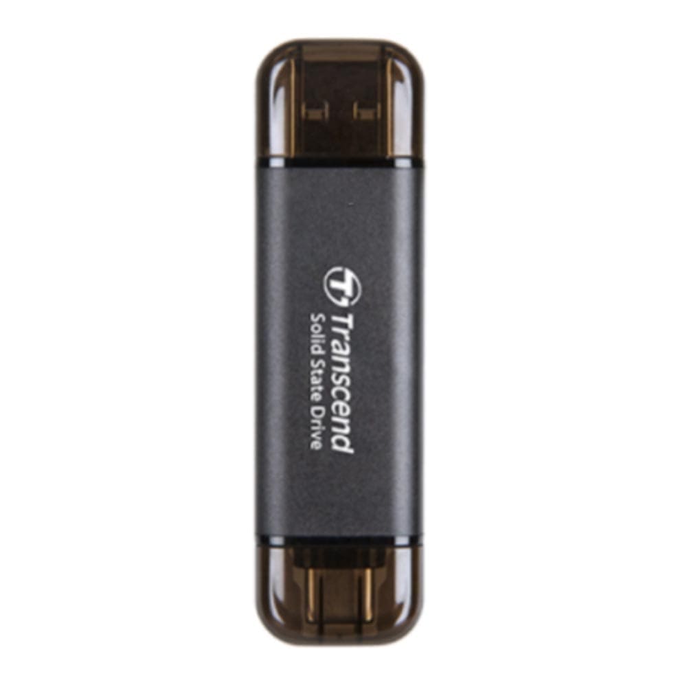 Ổ cứng di động SSD Transcend 256Gb TS256GESD310C (Type-C và USB3.2/ 1050MB/s/ 900MB/s/ Đen)