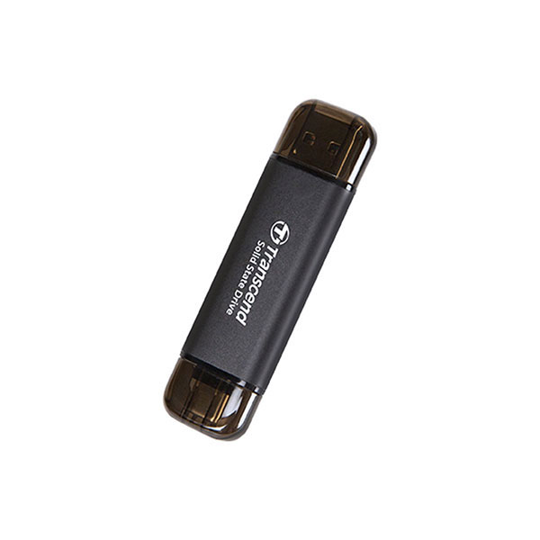 Ổ cứng di động SSD Transcend 512Gb TS512GESD310C (Type-C và USB3.2/ 1050MB/s/ 900MB/s/ Đen)
