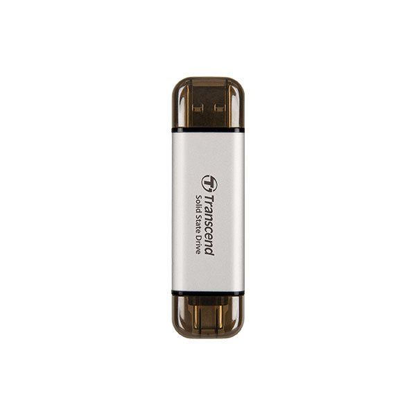 Ổ cứng di động SSD Transcend 1Tb TS1TESD310S (Type-C và USB3.2/ 1050Mb/s/ 950Mb/s/ Bạc)