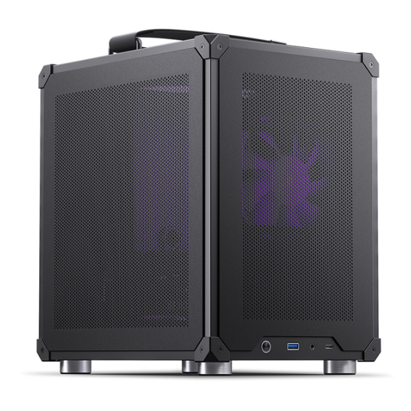 Vỏ máy tính JONSBO C6 HANDLE Black (Mini Tower/ M-ATX/ Đen)