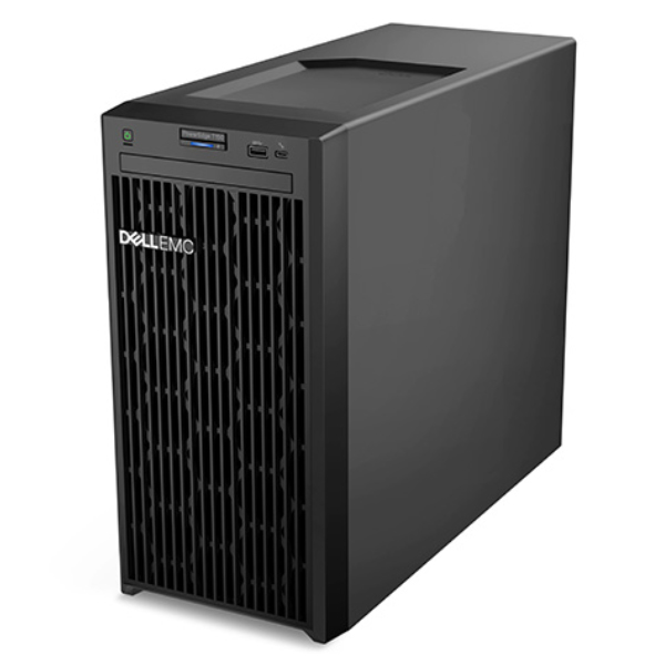 Máy chủ Dell PowerEdge T150 (Intel Xeon/E-2314/2.80GHz/8Mb/ 8Gb/ 1TB/ 300W/ DVDRW/ Tower 4U)